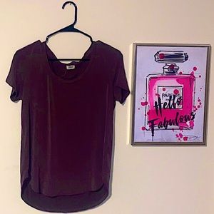 💫BKE Brown Silky Dressy T-Shirt 💫